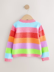 Rainbow Stripe Knit Cardigan (3mths-7yrs) - Image 6 of 8
