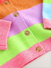Rainbow Stripe Knit Cardigan (3mths-7yrs) - Image 7 of 8