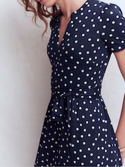 Boden Blue Naomi Jersey Midi Dress - Image 2 of 6