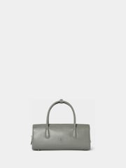 رمادي - Osprey London The Hepburn Leather Baguette Bag - Image 1 of 4