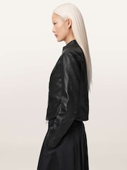 AllSaints Black Repurpose Sadler Jacket - Image 6 of 7