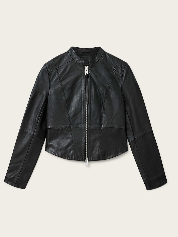AllSaints Black Repurpose Sadler Jacket - Image 7 of 7
