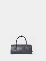 أزرق - Osprey London The Hepburn Leather Baguette Bag - Image 3 of 5