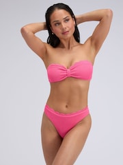 Boux Avenue Pink Kiri Scallop Bandeau Bikini Top - Image 6 of 7
