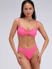 Boux Avenue Pink Kiri Scallop Bandeau Bikini Top - Image 7 of 7