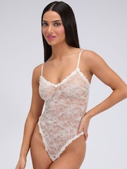 Boux Avenue White Delphine Lace Body - Image 2 of 5