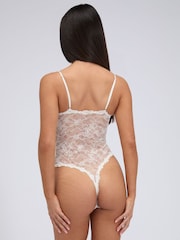 Boux Avenue White Delphine Lace Body - Image 3 of 5