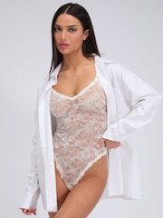 Boux Avenue White Delphine Lace Body - Image 4 of 5