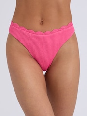 Boux Avenue Pink Kiri Scallop Bikini Bottoms - Image 2 of 6