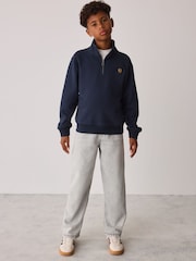 Belstaff Patch Quarter Zip Sweat Top - Imagen 2 de 5