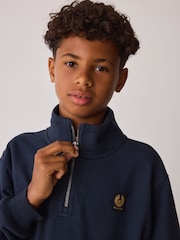 Belstaff Patch Quarter Zip Sweat Top - Imagen 5 de 5