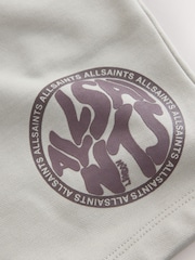 smALLSAINTS Neutral Distortion Oversized T-Shirt and Sweat Shorts Set - Image 11 of 13