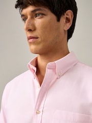 Skopes Pink Tailored Fit Casual Oxford Shirt - Image 4 of 7