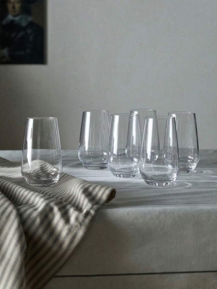 The Set 6 Piece Clear Tumbler Glasses - Image 1 of 1