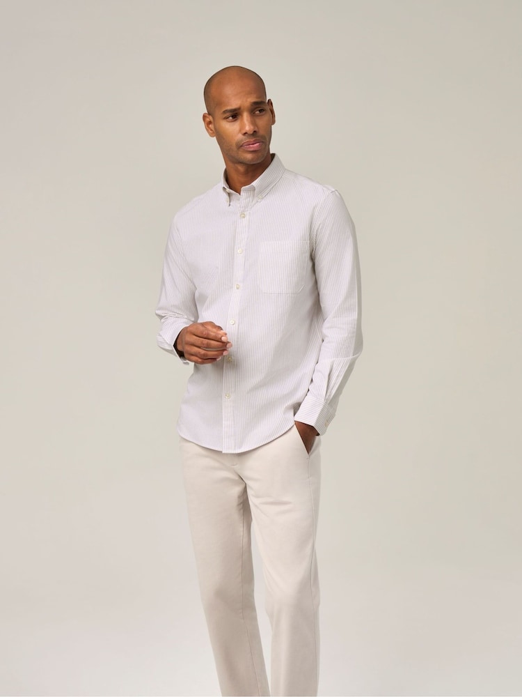 Skopes Stone Tailored Fit Casual Oxford Shirt - Image 1 of 7