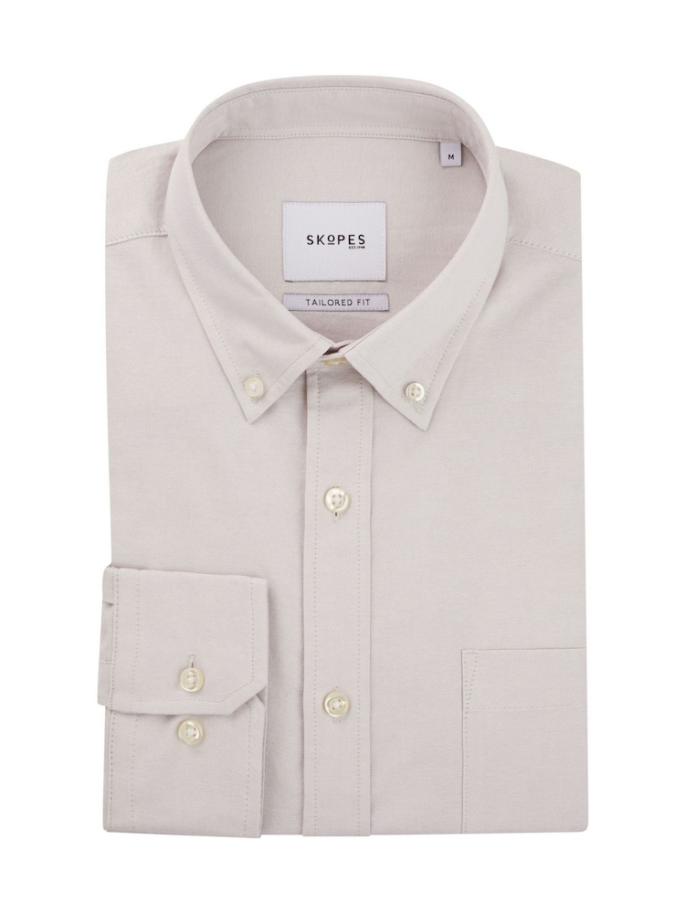 Skopes Natural Tailored Fit Casual Oxford Shirt - Image 7 of 7