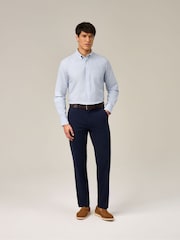 Skopes Light Blue Tailored Fit Casual Oxford Shirt - Image 3 of 7