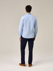 Skopes Blue Tailored Fit Casual Oxford Shirt - Image 3 of 7