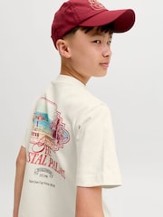 JACK & JONES JUNIOR Photo Back Print Short Sleeve T-Shirt - תמונה 4 מתוך 7