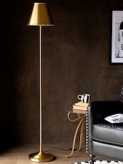 Rockett St George Brass Slim Floor Lamp - Image 3 of 7