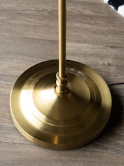 Rockett St George Brass Slim Floor Lamp - Image 5 of 7