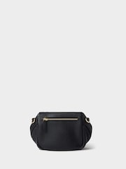 Osprey London Black The Crumple Leather Sling Bag - Image 3 of 6