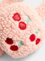 JoJo Maman Bébé Pink Cherry Earmuffs - Image 4 of 4