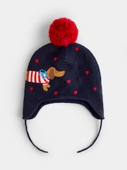 JoJo Maman Bébé Pom Pom Knitted Hat - Bilde 1 av 4