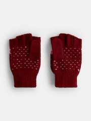 JoJo Maman Bébé Berry Heart Convertible Mittens - Image 3 of 5