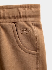 JoJo Maman Bébé Natural Tan & Khaki Green 3-Pack Cargo Joggers - Image 8 of 10