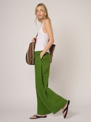 Nobodys Child Linen-blend Tadlow Trousers - תמונה 5 מתוך 5