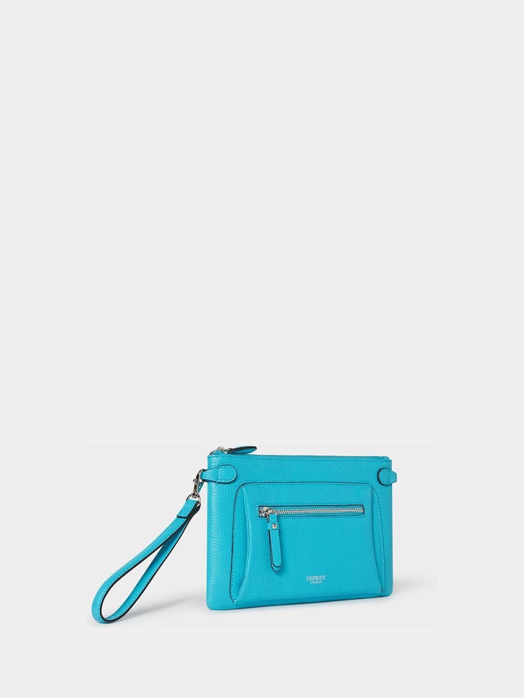 Osprey London Blue The Ruby Leather Cross-Body Bag - Image 2 of 5 Osprey London Blue The Ruby Leather Cross-Body Bag - Image 2 of 5