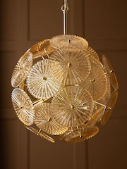 Rockett St George Red Disk Pendant Ceiling Light - Image 1 of 6