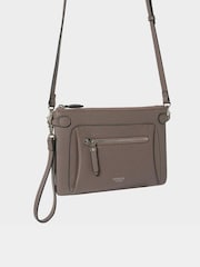 Osprey London Brown The Ruby Leather Cross-Body Bag - Image 3 of 5