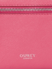 Osprey London Pink The Ruby Leather Cross-Body Bag - Image 4 of 5