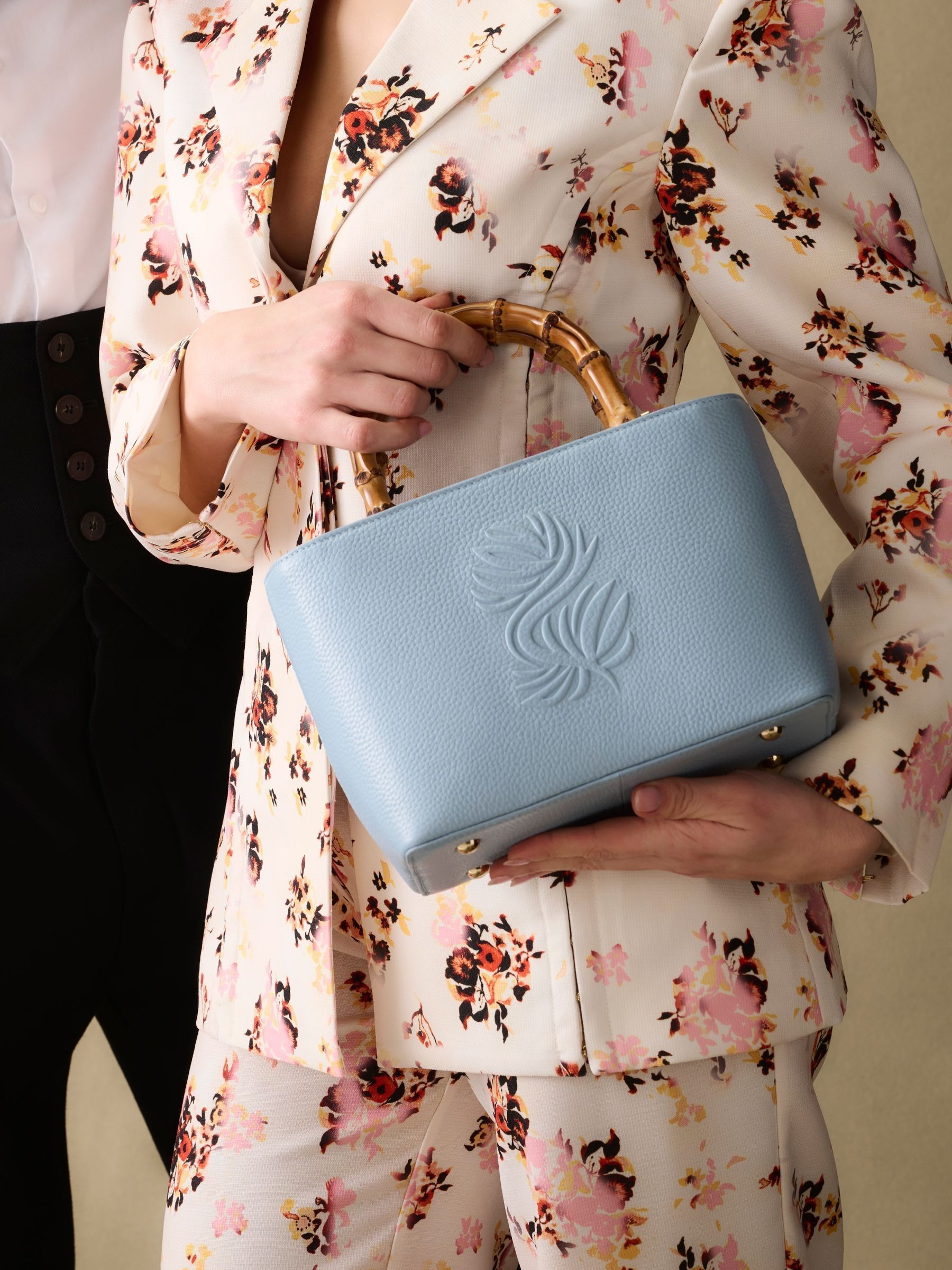 Buy Osprey London Blue The Luxe Clio Leather Mini Grab Bag from