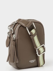 Osprey London Brown The Stella Leather Phone Bag - Image 2 of 5