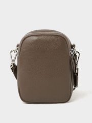 Osprey London Brown The Stella Leather Phone Bag - Image 3 of 5