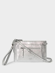 Osprey London Metallic The Ruby Leather Cross-Body Bag - Image 1 of 5