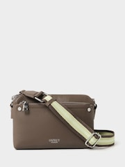 Osprey London Brown The Stella Leather Cross-Body Bag - Image 1 of 5