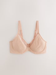 Black/White/Almond Nude DD+ Minimising Full Cup Bras 3 Pack - Image 8 of 11