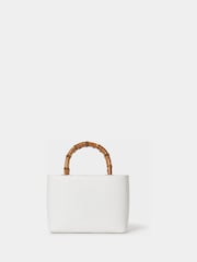 Osprey London White The Luxe Clio Leather Mini Grab Bag - Image 2 of 6