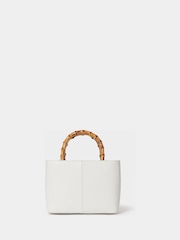 Osprey London White The Luxe Clio Leather Mini Grab Bag - Image 4 of 6