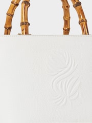 Osprey London White The Luxe Clio Leather Mini Grab Bag - Image 5 of 6