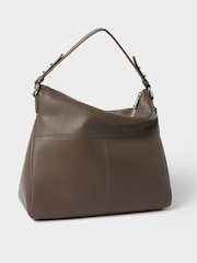 Osprey London Brown Grainy Hide Leather Stella Hobo Bag - Image 3 of 5