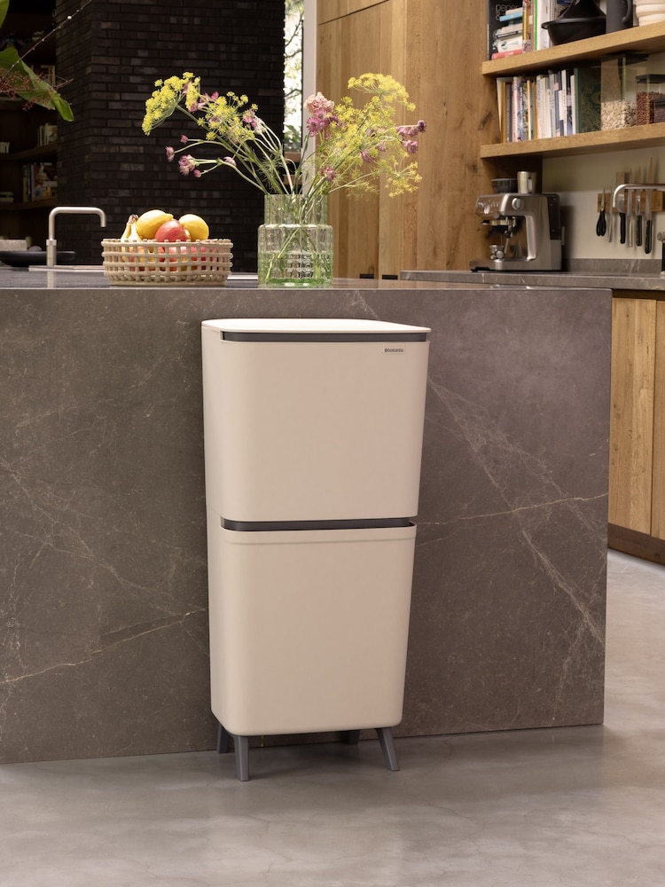 Brabantia Soft Beige SortUp Recycle Bin - Image 1 of 6 Brabantia Soft Beige SortUp Recycle Bin - Image 1 of 6