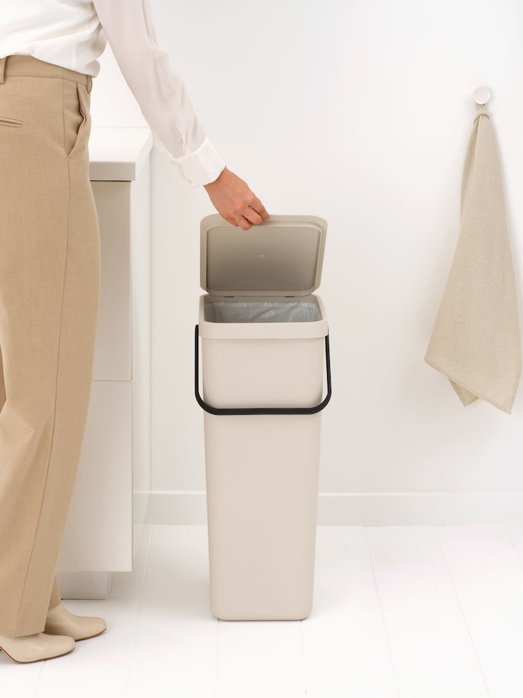 Brabantia Soft Beige Sort & Go Bin - Image 1 of 6 Brabantia Soft Beige Sort & Go Bin - Image 1 of 6