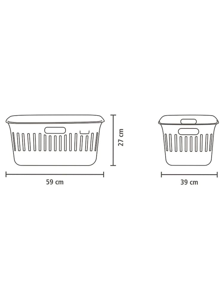 Brabantia White Collect-It Laundry Basket - Image 6 of 6 Brabantia White Collect-It Laundry Basket - Image 6 of 6