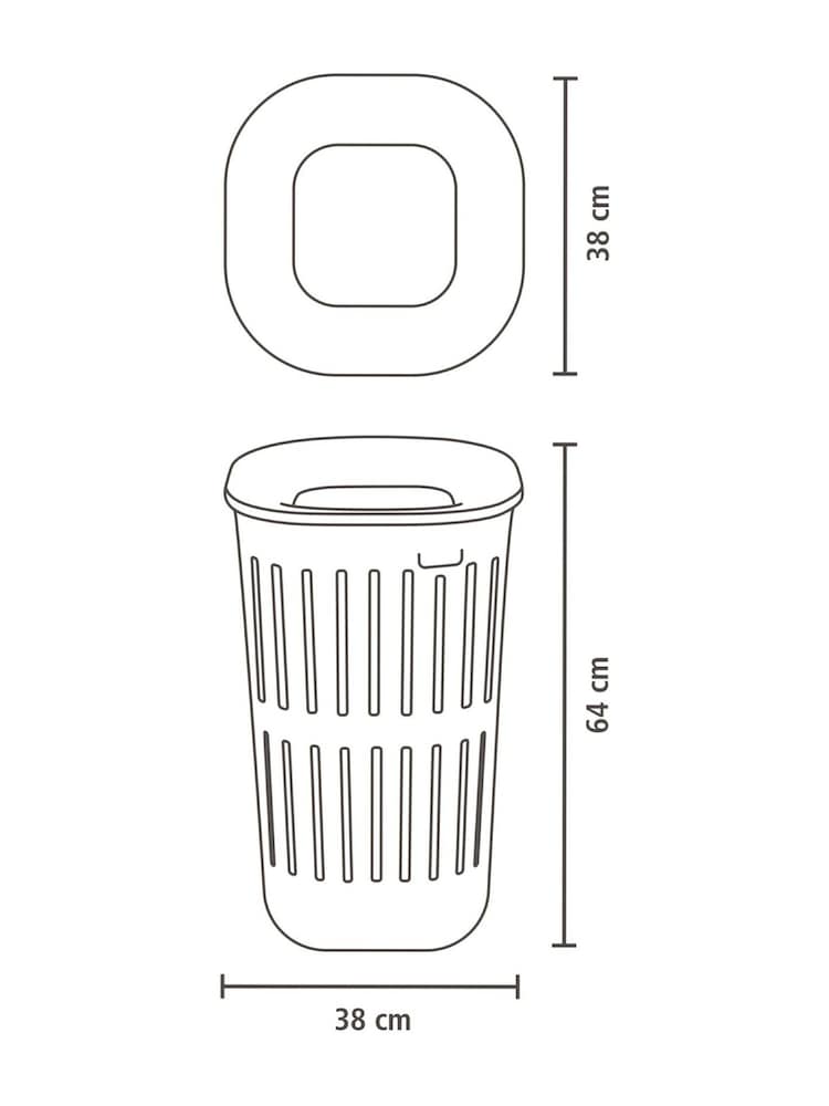 Brabantia Soft Beige Collect-It Laundry Basket - Image 6 of 6 Brabantia Soft Beige Collect-It Laundry Basket - Image 6 of 6