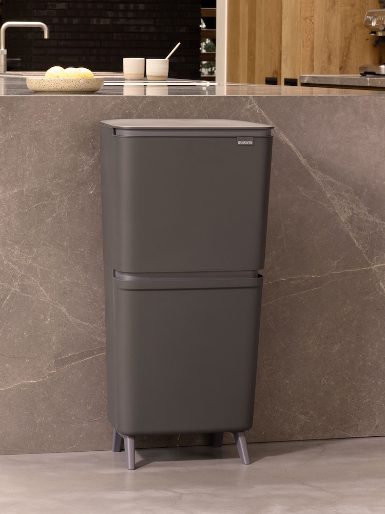 Brabantia Dark Grey SortUp Recycle Bin - Image 1 of 6 Brabantia Dark Grey SortUp Recycle Bin - Image 1 of 6